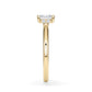 Verlobungsring Radiant Hidden Halo Gelbgold/- 750 mit Diamant ab 0.50ct