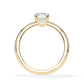 Verlobungsring Radiant Hidden Halo Gelbgold/- 750 mit Diamant ab 1.00ct
