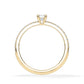 Verlobungsring Emerald Hidden Halo & Pavé Gelbgold/- 750 mit Diamant ab 0.50ct