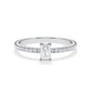 Verlobungsring Emerald Hidden Halo & Pavé Weißgold/- 750 mit Diamant ab 0.50ct