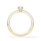 Verlobungsring Radiant Hidden Halo & Pavé Gelbgold/- 750 mit Diamant ab 0.50ct