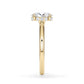 Verlobungsring Oval Hidden Halo Gelbgold/- 750 mit Diamant ab 1.00ct