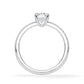 Verlobungsring Radiant Hidden Halo & Pavé Weißgold/- 750 mit Diamant ab 1.00ct