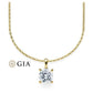 Kette mit Anhänger Gelbgold 585/-14ct  mit Diamant 0.30ct | HABITI - Trauringmacher München