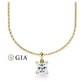 Kette mit Anhänger Gelbgold 585/-14ct mit Diamant 0.30ct | PRINCESS - Trauringmacher München
