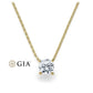 Kette mit Anhänger Gelbgold 585/- 14ct mit Diamant 0.30ct | HABITI - Trauringmacher München