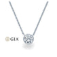 Kette mit Anhänger Weißgold 585/- 14ct mit Diamant 0.30ct | LOVE - Trauringmacher München