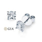 Ohrstecker Weißgold 585/- 14ct mit Diamanten zus. 0.60ct | HABITI - Trauringmacher München
