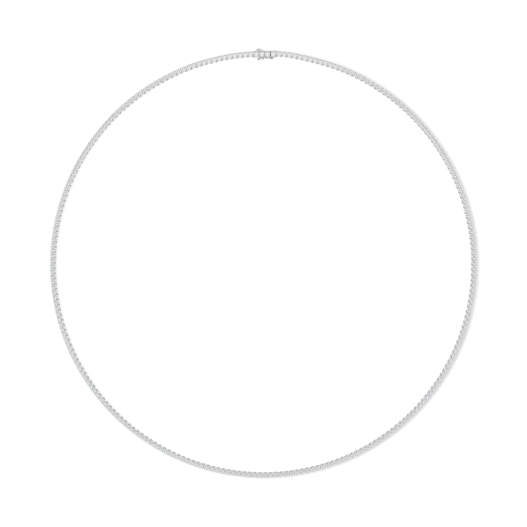 Tenniskette Weißgold Brillanten Diamantkette Gold Hochwertig 5ct