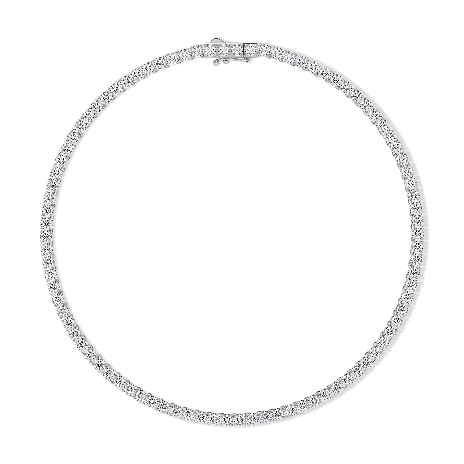 Tenniskette Diamantkette Weissgold Diamanten Edelmetall Gold Kette 