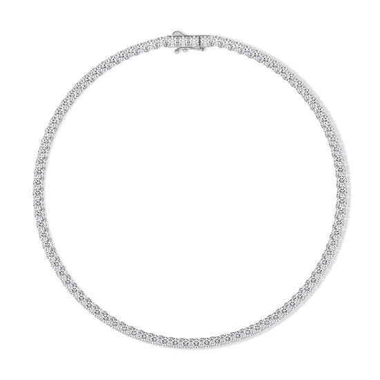 Tenniskette Diamantkette Weissgold Diamanten Edelmetall Gold Kette 