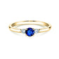 Verlobungsring GLORY PETITE Gelbgold mit Saphir & Diamanten 0.07ct - Trauringmacher München