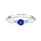 Verlobungsring GLORY PETITE Weißgold mit Saphir & Diamanten 0.07ct - Trauringmacher München