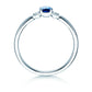 Verlobungsring GLORY PETITE Weißgold mit Saphir & Diamanten 0.07ct - Trauringmacher München