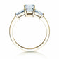 Verlobungsring Gelbgold 750/- 18ct mit Diamanten zus. 0.70ct | EMERALD SKY - Trauringmacher München