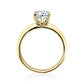 Verlobungsring Gelbgold 750/- 18k mit Diamant ab 0.30ct | ASK - Trauringmacher München