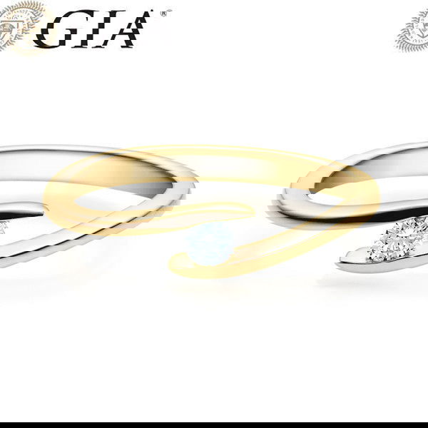 Verlobungsring Gelbgold 750/- 18k mit Diamant ab 0.30ct | EVAMORE - Trauringmacher München