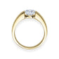 Verlobungsring Gelbgold 750/- 18k mit Diamant ab 0.50ct | LEILA - Trauringmacher München