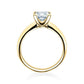 Verlobungsring Gelbgold 750/- 18k mit Diamant ab 0.50ct | PRINCESS - Trauringmacher München