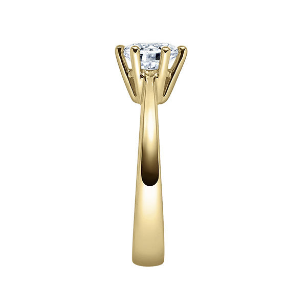 Verlobungsring Gelbgold 750/- 18k mit Diamant ab 1.00ct | FRIDRICH - Trauringmacher München