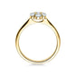 Verlobungsring Gelbgold 750/- mit Diamanten zus. 0.15ct | FLOWER - Trauringmacher München