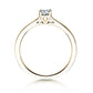 Verlobungsring Gelbgold mit Diamant 0,25ct | HERZLOVE - Trauringmacher München