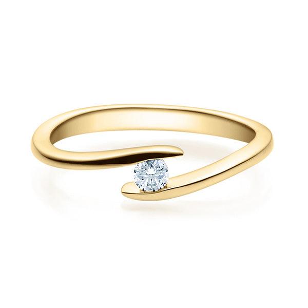 Verlobungsring Gelbgold mit Diamant ab 0.10ct | EVAMORE - Trauringmacher München