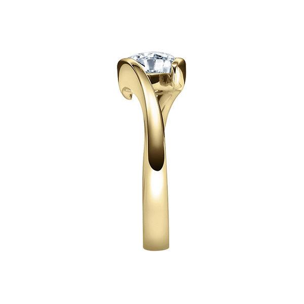 Verlobungsring Gelbgold mit Diamant ab 0.10ct | EVAMORE - Trauringmacher München