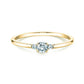 Verlobungsring Gelbgold mit Diamanten zus. 0.20ct | GLORY PETITE - Trauringmacher München