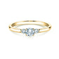 Verlobungsring Gelbgold mit Diamanten zus. 0.30ct | GLORY PETITE - Trauringmacher München