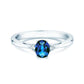 Verlobungsring LIFE Platin mit Saphir & Diamanten 0.03ct - Trauringmacher München