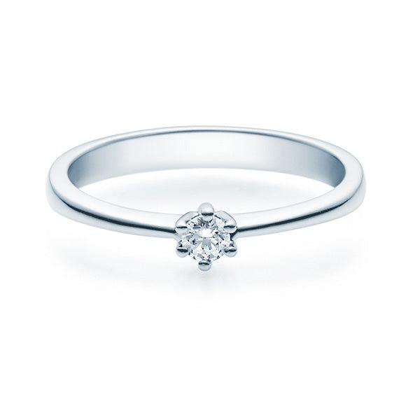 Verlobungsring Platin/-950 mit Diamant ab 0.10ct | FRIDRICH - Trauringmacher München