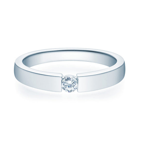Verlobungsring Platin/- 950 mit Diamant ab 0.10ct | LEILA - Trauringmacher München