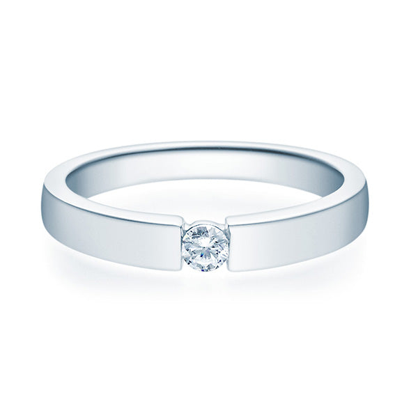Verlobungsring Platin/- 950 mit Diamant ab 0.10ct | LEILA - Trauringmacher München