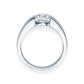Verlobungsring Platin/- 950 mit Diamant ab 0.10ct | LEILA - Trauringmacher München