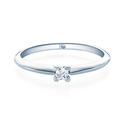 Verlobungsring Platin/- 950 mit Diamant ab 0.10ct | PRINCESS - Trauringmacher München