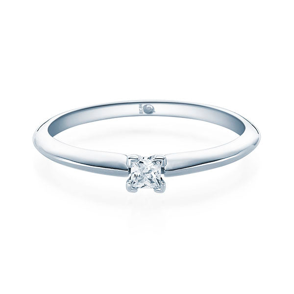 Verlobungsring Platin/- 950 mit Diamant ab 0.10ct | PRINCESS - Trauringmacher München
