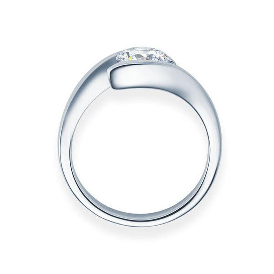 Verlobungsring Platin/- 950 mit Diamant ab 0.30ct | EVAMORE - Trauringmacher München