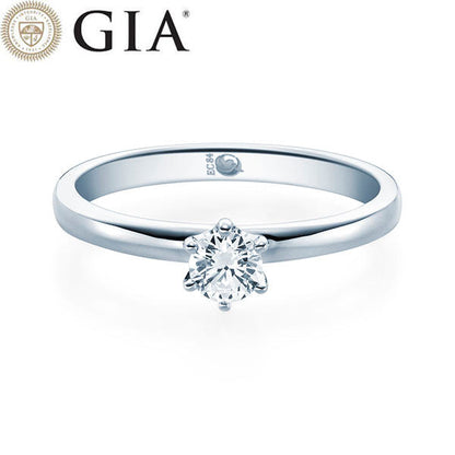 Verlobungsring Platin/- 950 mit Diamant ab 0.30ct | SOLITÄR - Trauringmacher München