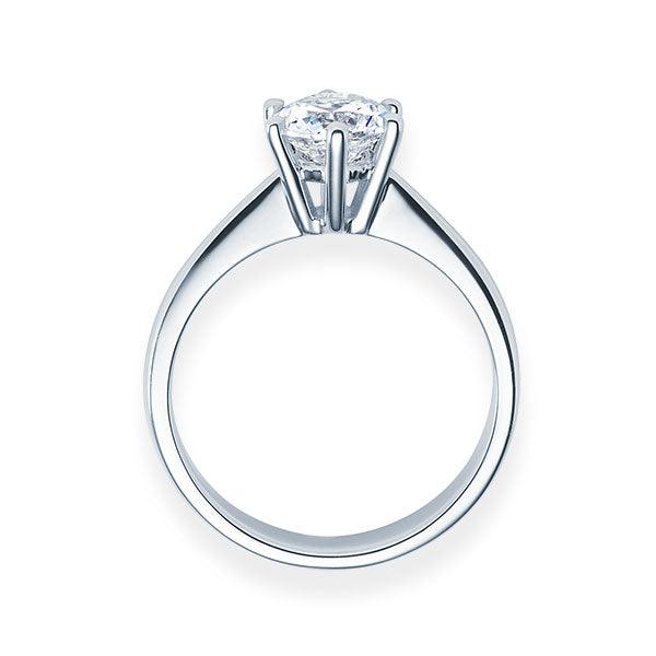 Verlobungsring Platin/- 950 mit Diamant ab 0.50ct | FRIDRICH - Trauringmacher München