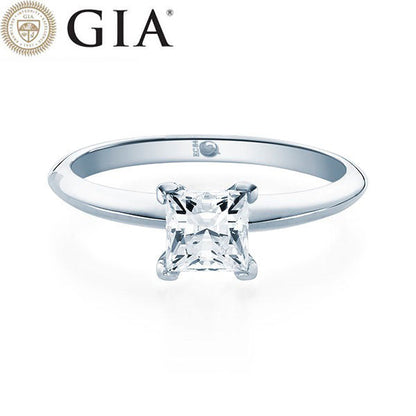 Verlobungsring Platin/- 950 mit Diamant ab 0.50ct | PRINCESS - Trauringmacher München