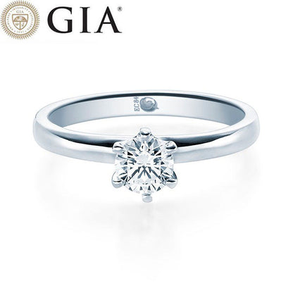 Verlobungsring Platin/- 950 mit Diamant ab 0.50ct | SOLITÄR - Trauringmacher München