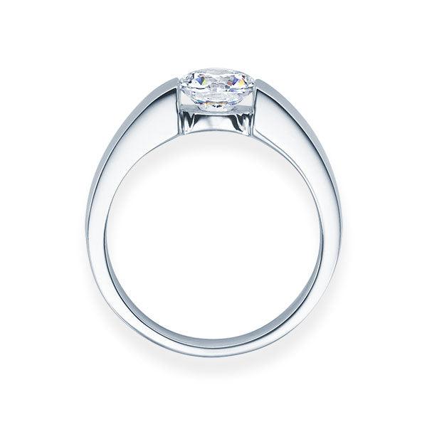 Verlobungsring Platin/- 950 mit Diamant ab 1.00ct | LEILA - Trauringmacher München