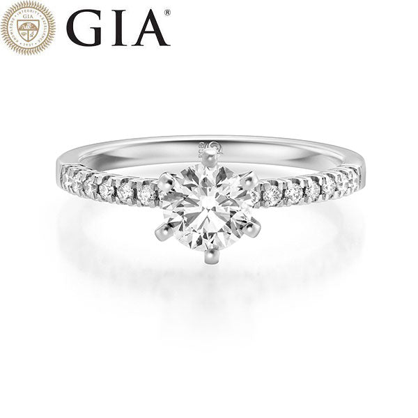 Verlobungsring Platin/- 950 mit Diamanten 1.14ct | SKY - Trauringmacher München