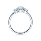 Verlobungsring Platin/- 950 mit Diamanten ins. 1.00ct | BRIDAL - Trauringmacher München