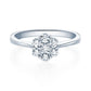 Verlobungsring Platin 950/- mit Diamanten zus. 0.40ct | FLOWER - Trauringmacher München
