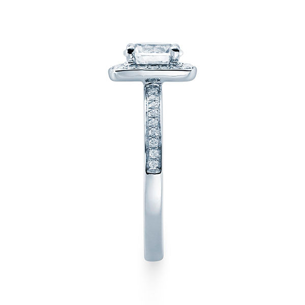Verlobungsring Platin 950/- mit Diamanten zus. 0.42ct | TAL - Trauringmacher München