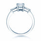 Verlobungsring Platin 950 mit Diamanten zus. 0.70ct | EMERALD SKY - Trauringmacher München