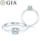 Verlobungsring Platin mit Diamant 0,50ct | HERZLOVE - Trauringmacher München