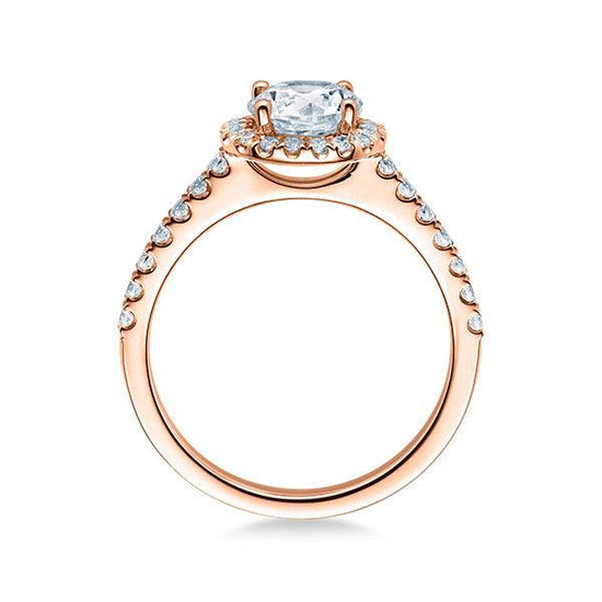 Verlobungsring Rosegold/- 750 mit Diamanten ab 0.66ct | LAVANTA - Trauringmacher München